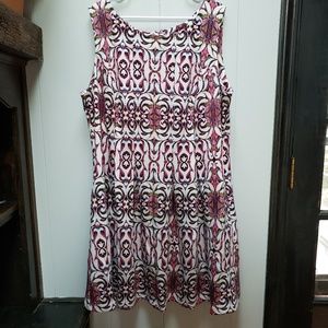 Danny & Nicole Fit and Flair Dress With Pockets